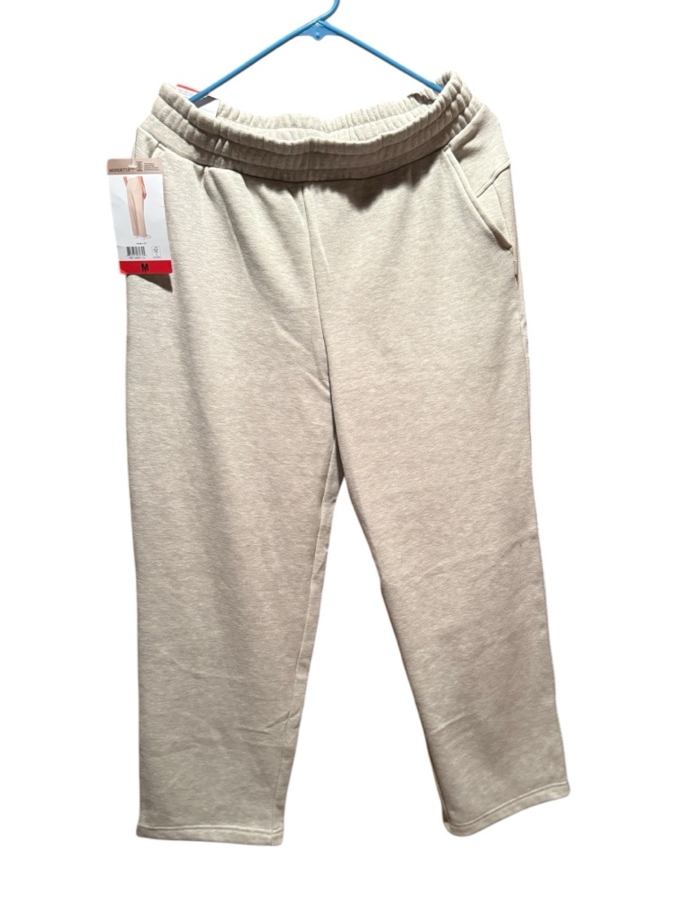 Mondetta  Cream Jogger Sweatpants with Elastic Waist